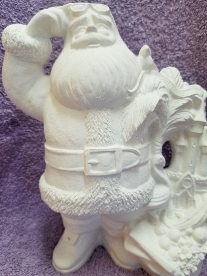 Gare Ceramic Florida Santa Bisque Ready to Paint Etsy