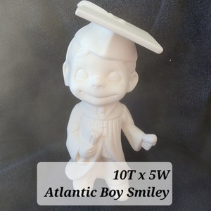 Atlantic A726 Boy Graduate Smiley - Bisque (Ready to Paint)