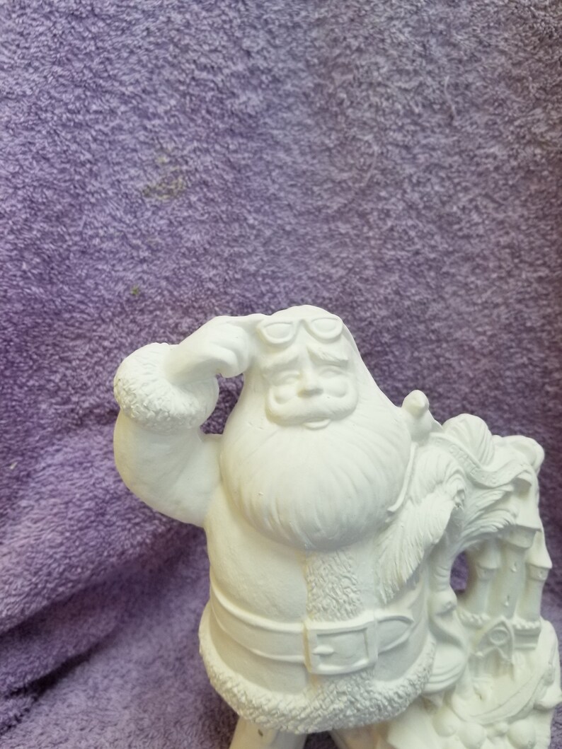 Gare Ceramic Florida Santa Bisque Ready to Paint Etsy
