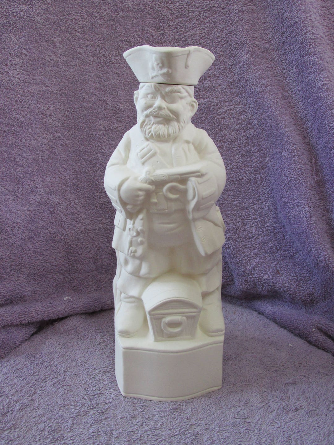 Alberta 432 Pirate Decanter Bisque (ready to Paint) Etsy