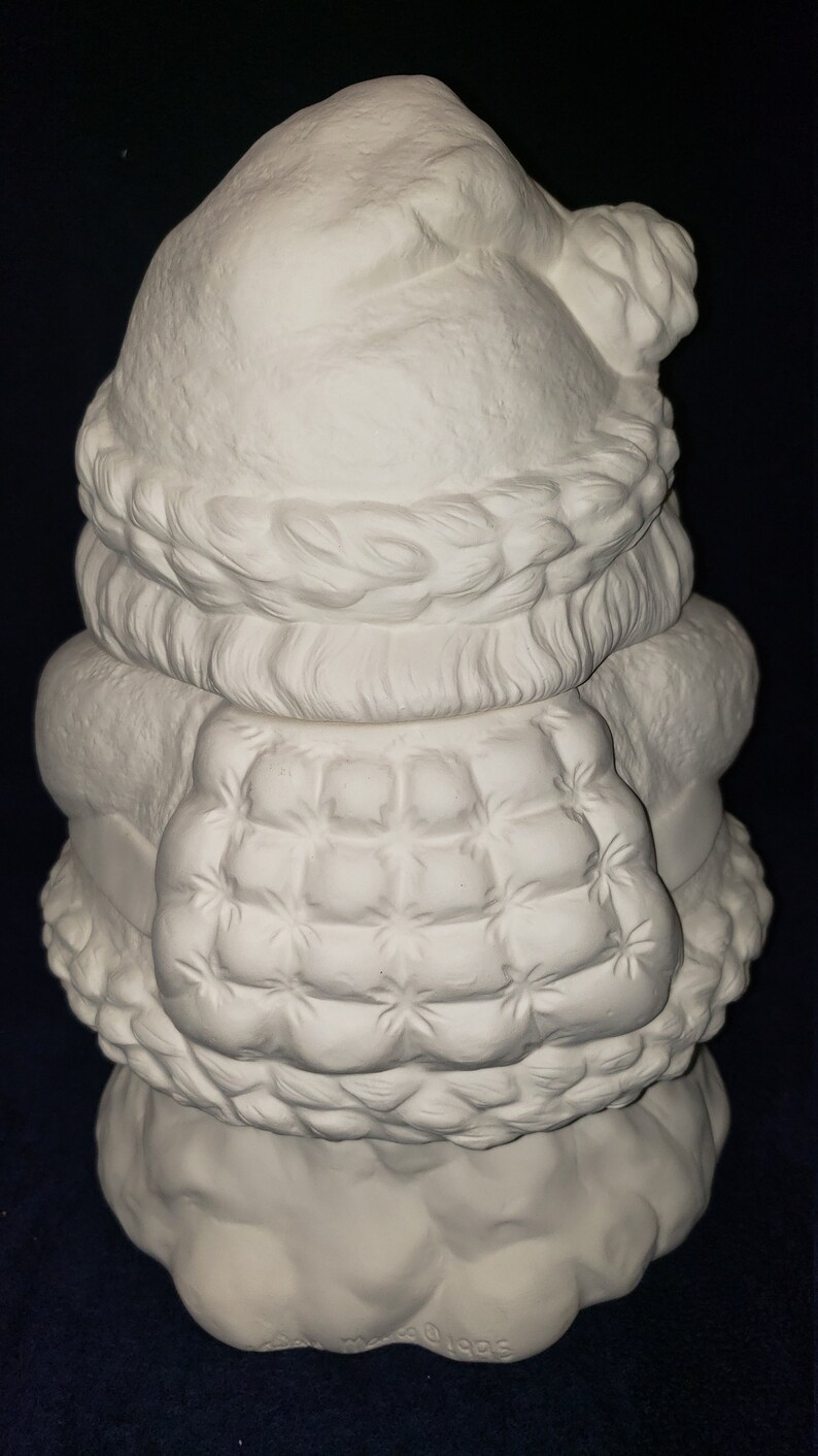 Mayco 1016 Gum Drop Santa Cookie/candy Jar Bisque ready to Etsy