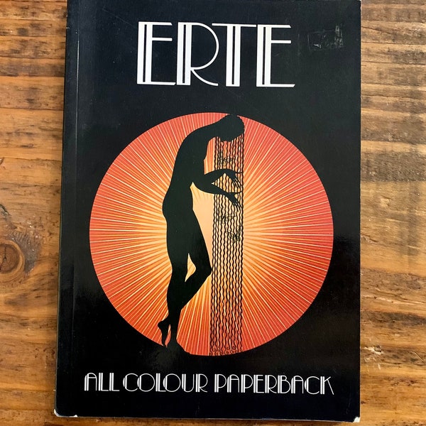 Vintage, 1978, First Edition, Erte, All Colour Paperback, Theatre, Costume, Artist, Art, Reference, Book, Gift, Present, Mother, Girlfriend