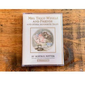 Rare, Vintage, 1997, Penguin Audio Books, Mrs Tiggy Winkle and Friends and Other Tales, By Beatrix Potter, Fiction, Children, Child, Gift