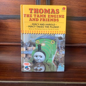 Vintage, 1980s, 1988, First Edition, Ladybird, Thomas The Tank Engine, and Friends, Hard Back, Book, Retro, Stocking Filler, Present, Son