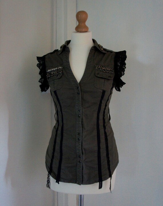 steampunk blouse uk