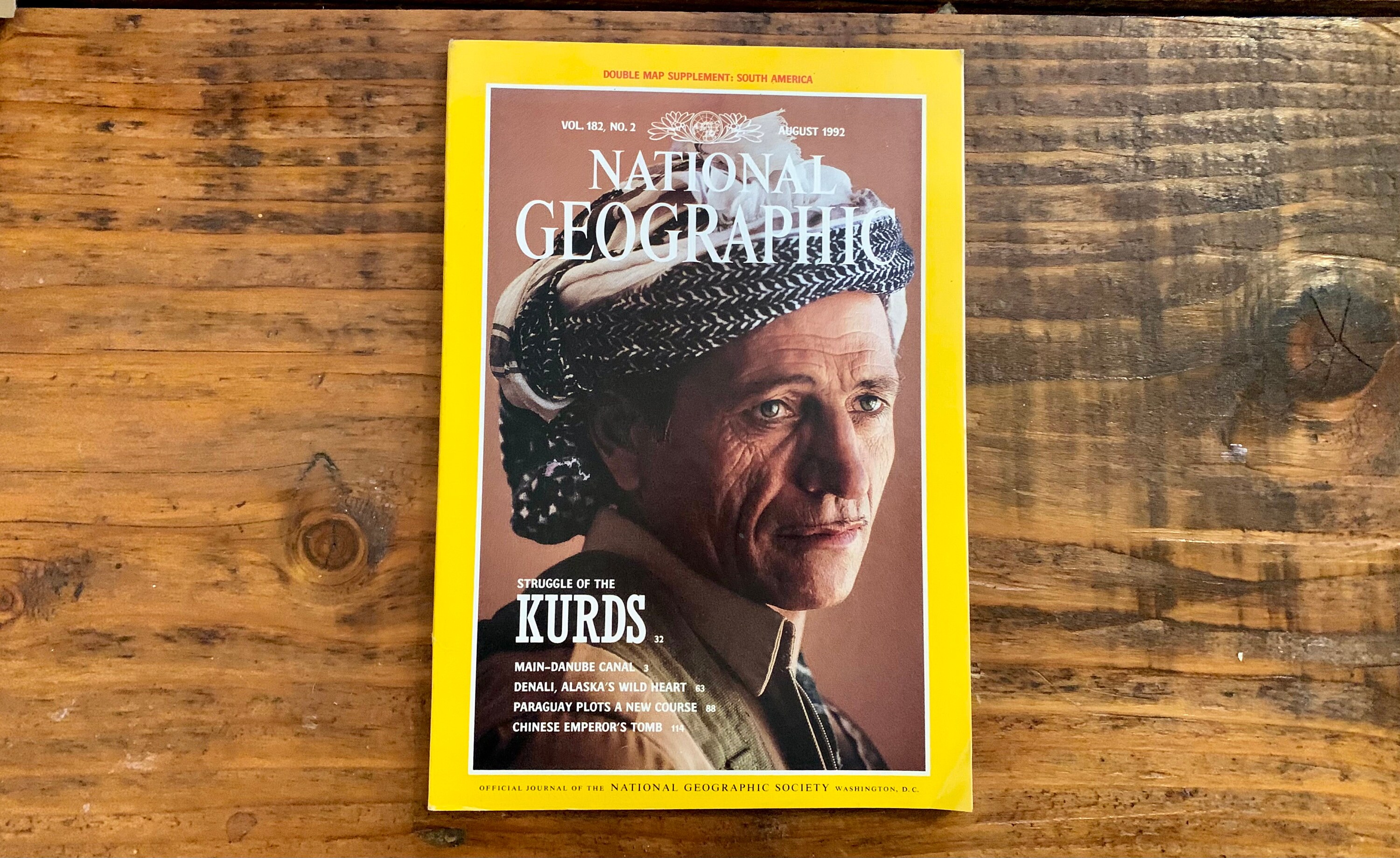 Vintage, August 1992, National Geographic, Magazine, Journal