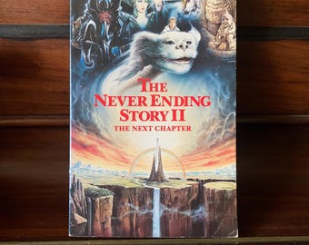 RARO, Vintage, 1990, Prima edizione, La storia infinita 2, Il capitolo successivo, Per bambini, Brossura, Libro, Retro, Infanzia, Babbo Natale segreto