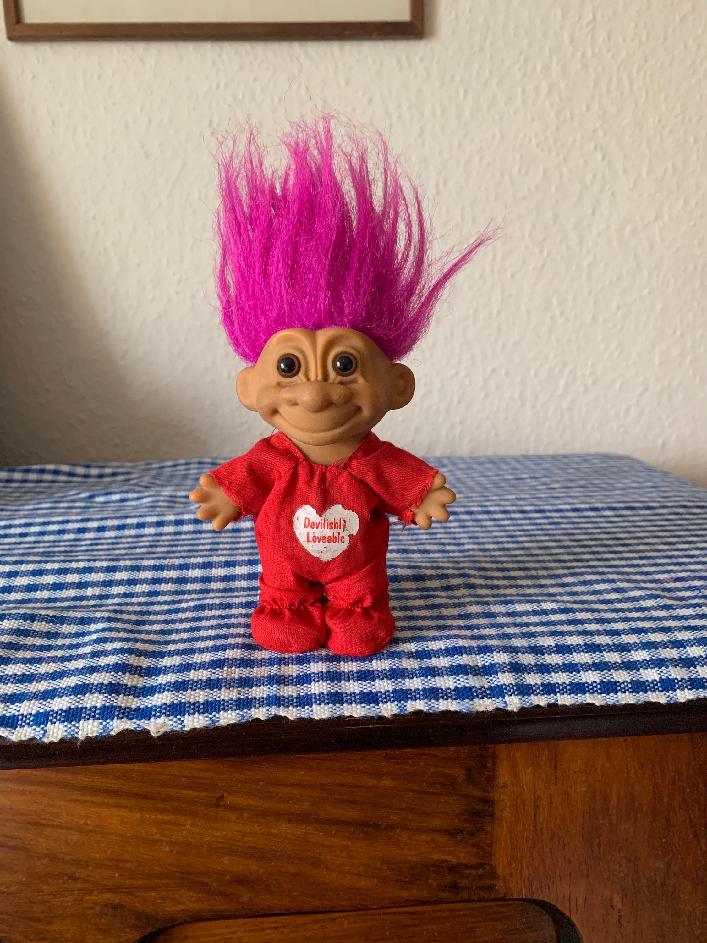 Vintage, Anni ’80, ’90, Capelli Rossi, Capelli Rosa, Troll, Bambola, Figura, In, Allenamento, Body, Costume Da Bagno, Costume Da Bagno, Retrò, Calza - Foto 8