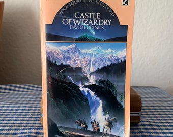 Vintage, 1987, David Eddings, Castle Of Wizardry, Book 4 of The Belgariad, Paperback, Book, Fiction, Fantasy, Retro, Secret Santa, Gift, Son