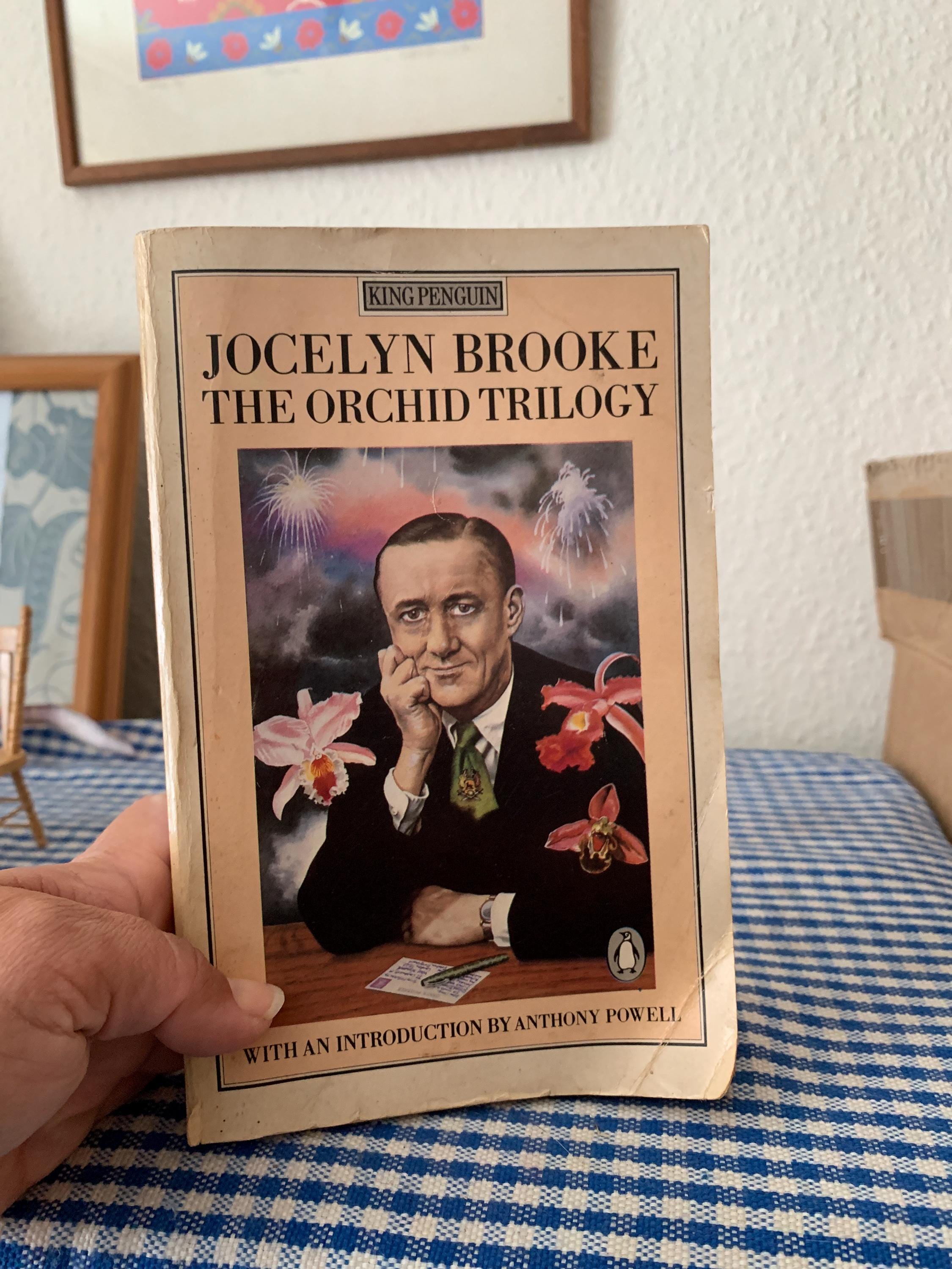 Vintage, 1981, koningspinguïn, Jocelyn Brooke, The Orchid Trilogy, paperback, boek, non-fictie, retro, heden, cadeau, vader, grootvader