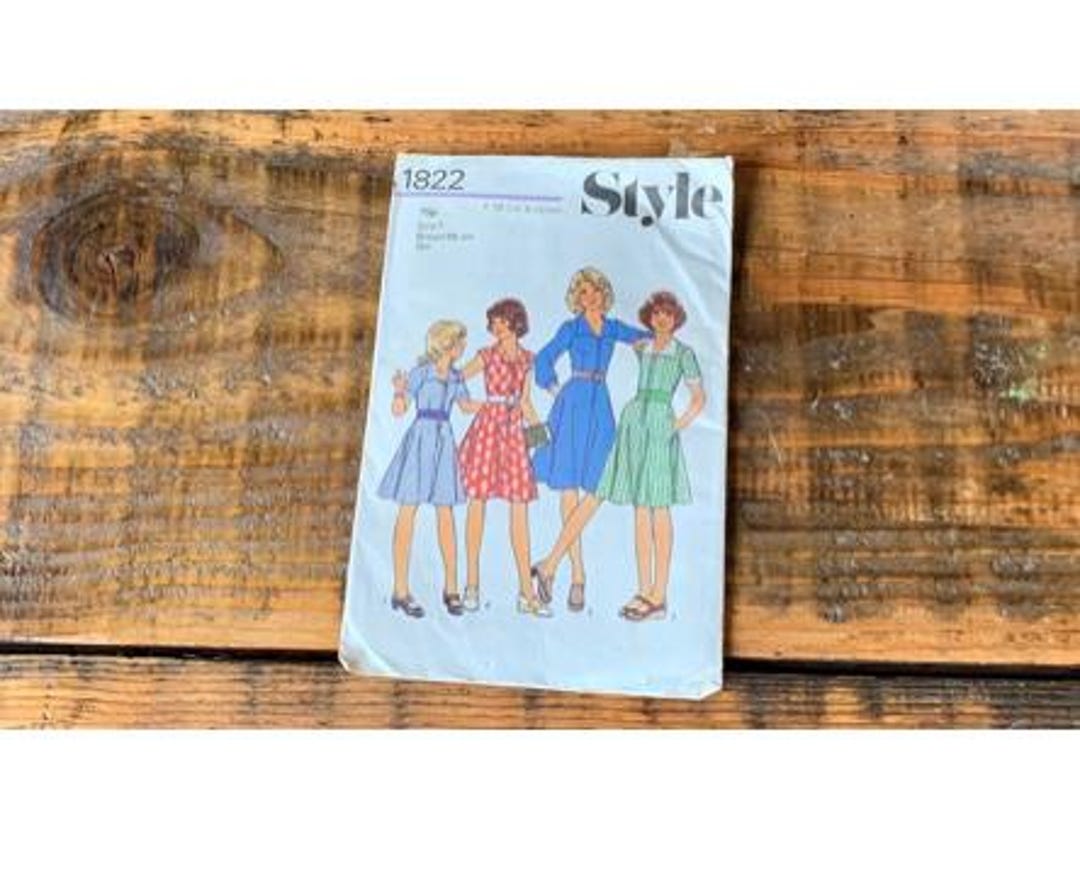 ヴィンテージ、1977年、スタイル、女の子用、ドレス、7歳サイズ、衣類