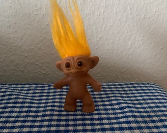 Vintage, Década de 1980, Década de 1990, Uneedadoll, Pequeño, Cabello Naranja, Troll, Muñeca, Figura, Retro, Presente, Juguete, Prop, Presente, Regalo, Pantalla, Hijo, Hermano