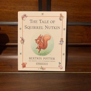 Vintage, 1996, The Tale Of Squirrel Nutkin, Beatrix Potter, Hard Back, Children’s, Book, Retro, Stocking Filler, Secret Santa, Childhood