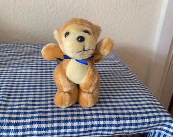 お猿さん　チンパンジー　アンティークぬいぐるみ　ビンテージ ヴィンテージ、1990 年代、PMS、小型、猿、チンパンジー、類人猿