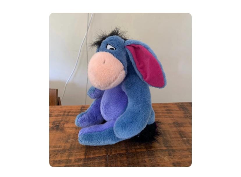 ヴィンテージ、ディズニー、くまのプーさん、イーヨー、ぬいぐるみ