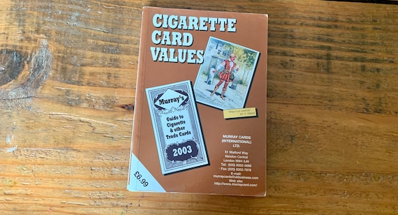 are old cigarette cards worth anything Buy Vintage, 2003, Cigarette Card Values, Price Guide, Collectible, Trade  Cards, Reference, Book, Valuation, Valuables, Seller, Gift, Present Online  in India