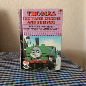 Vintage, 1980s, 1988, First Edition, Ladybird, Thomas The Tank Engine, and Friends, Hard Back, Book, Retro, Stocking Filler, Present, Son