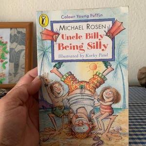 Vintage, 2001, Uncle Billy Being Silly, Colour Young Puffin, Illustrated, Paperback, Book, Children, Michael Rosen, Childhood, Collectible