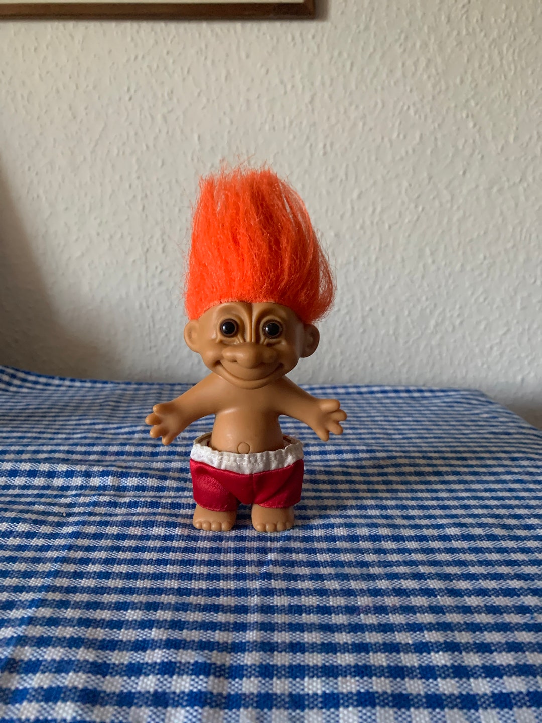 Vintage, 1992, 1990s, Russ, Orange Hair, Troll, Doll, Figure, In