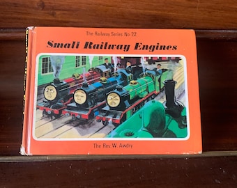 Vintage, década de 1990, 1996, primera edición, Ladybird, Thomas The Tank Engine, locomotoras de ferrocarril pequeñas, tapa dura, libro, retro, relleno de medias, regalo