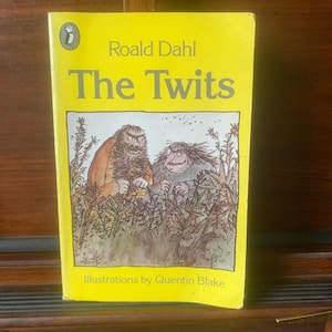 Vintage, 1982, Roald Dahl, The Twits, Children’s, Paperback, Book, Retro, Childhood, Secret Santa, Gift, Son, Daughter, Child, Boy, Girl