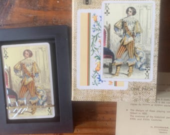Raro, Vintage, Sigillato, Mazzo, Heraclio Fournier, Vitoria, Costumi Francesi, Carte da Gioco, Scatola di Carte Originale, Da Collezione, Retro, Carte, Regalo