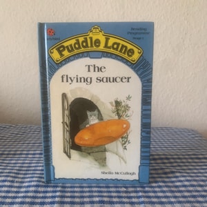 Vintage, 1980s, First Edition, Ladybird, Children’s, Reading Programme, Puddle Lane, The Flying Saucer, Hard Back, Book, Retro, Present, Boy