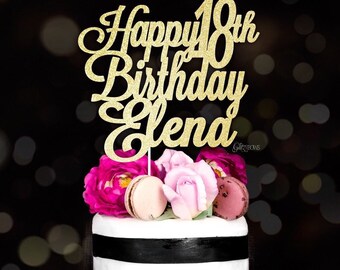 birthday cake topper etsy