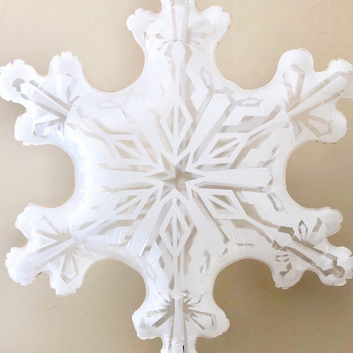 Winter Wonderland Snowflakes Party Backdrop Winter Onederland Etsy