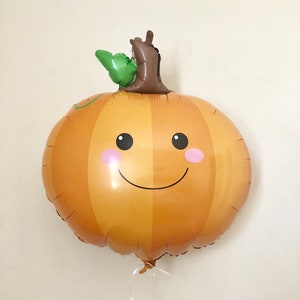 LITTLE PUMPKIN Balloon - Giant Pumpkin Mylar Balloon - Lil