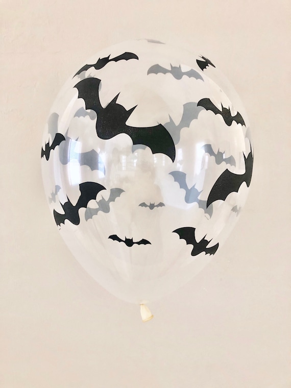 Bat 11 inch Latex BalloonBat BalloonHalloween Party DecorBat Theme PartyBalloon Garland