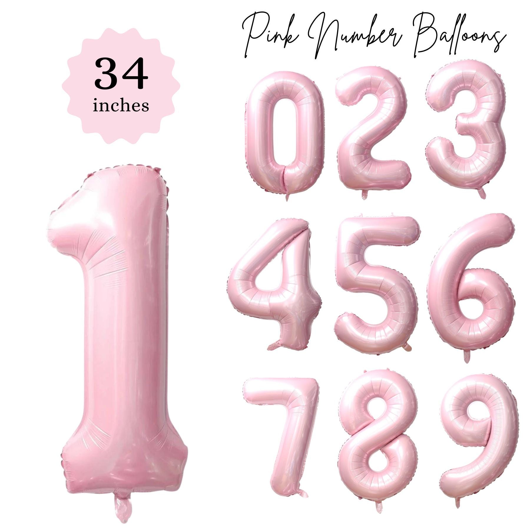 Age Specific Number Confetti, Metallic Confetti Numbers For Age Or Year