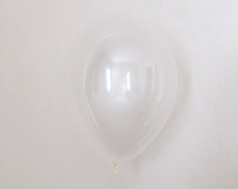 Clear 11 inch Latex Balloon~Bridal Shower~Baby Shower~ First Birthday~Wedding~ Party Decor~Clear Latex Balloons~Birthday Party~Bachelorette
