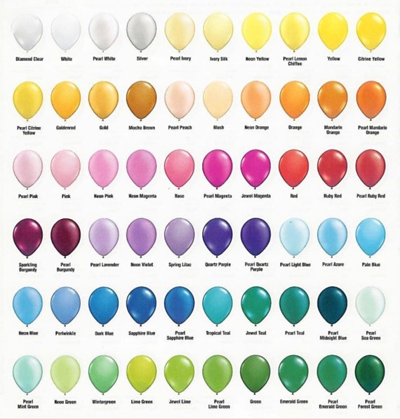 Mini 5 Inch Balloons Choose Your Color Air Filled Balloons Balloon Garland  Shower Birthday Wedding Anniversary Cake Topper 