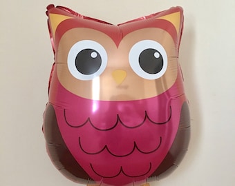 Woodland Animal Owl Jumbo Balloon~Woodland Baby Shower~Woodland Birthday Party~Woodland Animal Party~Woodland Balloons~Forest Friends