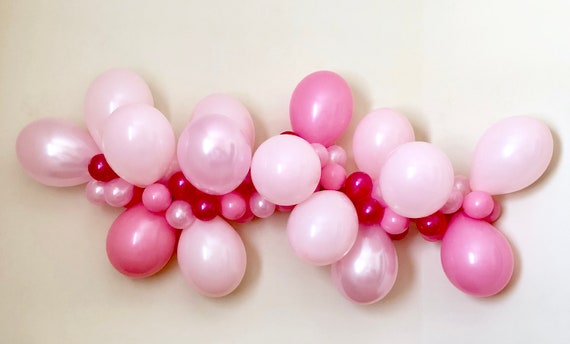 Pink Balloon Garland DIY Kit~Pretty In Pink Birthday~Pink Baby Shower~Pink Bridal Shower~Pink Wedding~Pink Decor~Pink Bachelorette~Pink Il_570xn