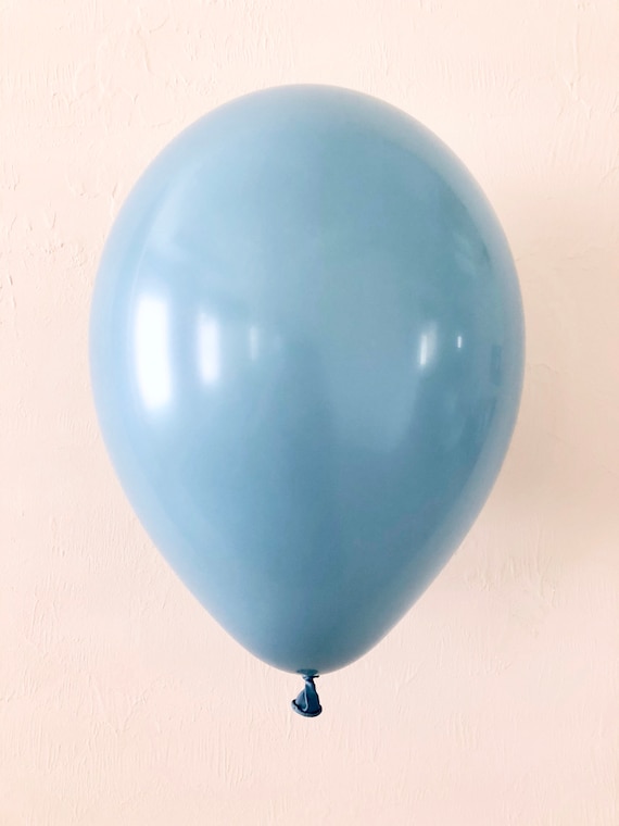 Blue Slate 11 inch Latex Balloon~Slate Balloon~Matte Slate Blue Balloon~Boy Baby Shower~First Birthday~Wedding~Bridal Shower~Gender Reveal Il_570xn