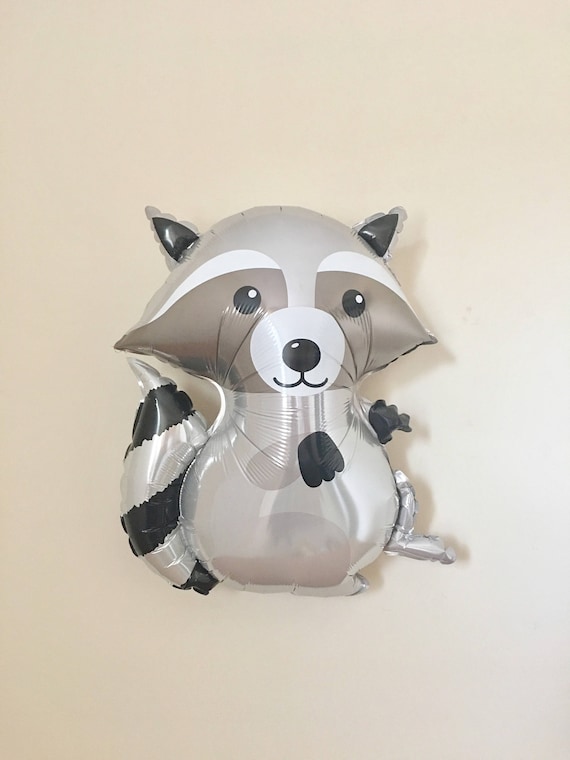 Woodland Animal Raccoon Jumbo Balloon~Woodland Baby Shower~Woodland Birthday Party~Woodland Animal Party~Woodland Balloons~Forest Friends Il_570xn