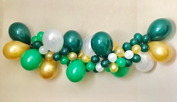 Balloon Garland DIY Kit~Wild One Party~Jungle Party Theme~Safari Party~First Birthday~Wild One First Birthday Boy Girl~Shades of Green Decor Il_570xn