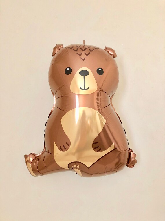 Woodland Animal Bear Jumbo Balloon~Woodland Baby Shower~Woodland Birthday Party~Woodland Animal Party~Woodland Balloons~Forest Friends Il_570xn