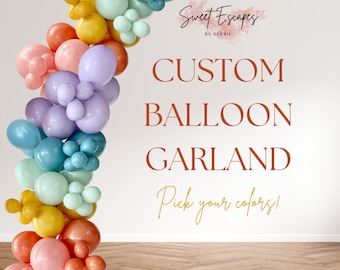 Custom Balloon Garland Kit | DIY Balloon Arch, Choose Your Colors
