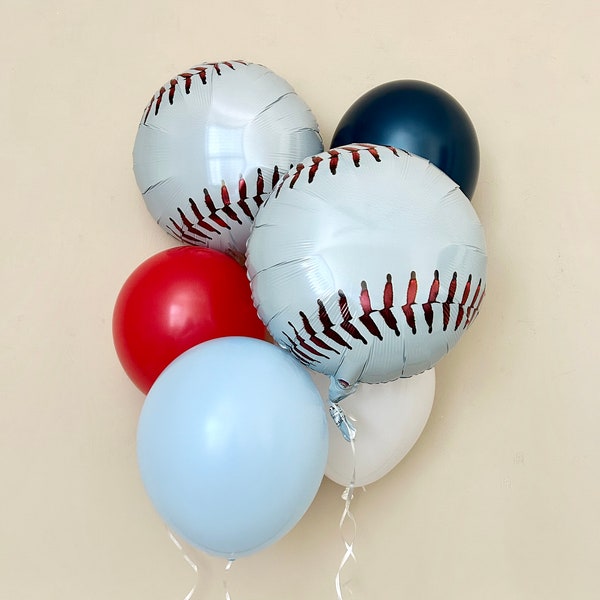 Baseball Balloon Bundle~Rookie of the Year First Birthday Theme~Baseball Party~Rookie Year~First Birthday~Baseball Balloon~Baseball Party