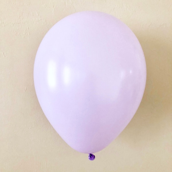 Pastel Matte Lilac 11 inch Latex Balloon~Lilac Bridal Shower~Lilac Baby Shower~Lilac Birthday~Lilac Wedding~Lilac Party Decor~Pastel Lilac