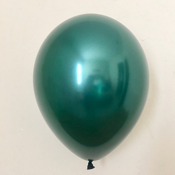 Pearl Forest Green 11 inch Latex Balloon~Green Bridal Shower~Green Baby Shower ~ Green Birthday ~ Green Wedding~Forest Green Party Decor