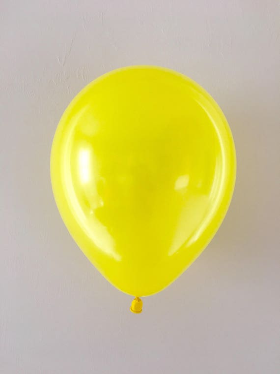 Yellow 11 inch Latex Balloon~Yellow Bridal Shower~Yellow Baby Shower~Yellow Birthday~Yellow Wedding~Yellow Party Decor Il_570xn