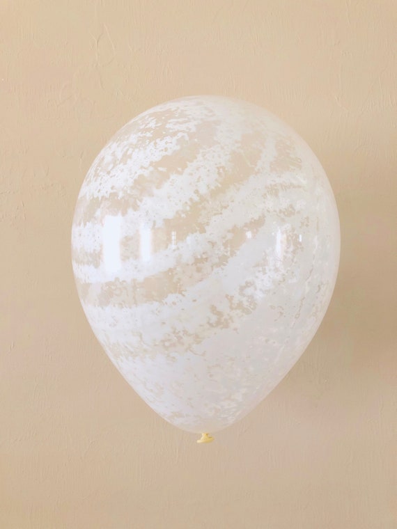 White Graffiti 11 inch Latex Balloon~White Bridal Shower~White Baby Shower~White Birthday~White Wedding~White Gold Decor~Winter Onederland Il_570xn