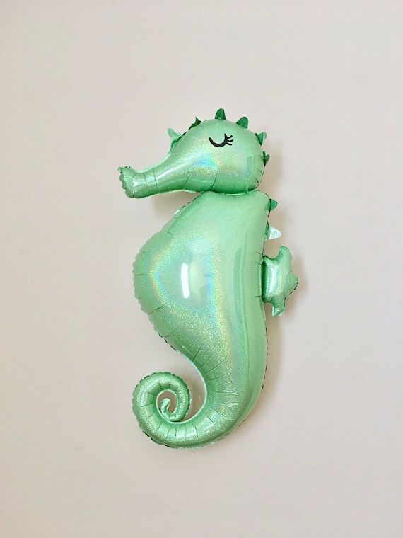 Mermaid Party Seahorse Balloon~Under The Sea Party~Mermaid Party~Mermaid Birthday~Mermaid Decor~Mermaid Party Decor~Mermaid Wishes~Seahorse Il_570xn