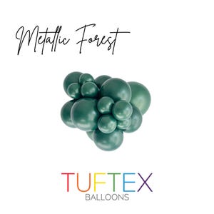 Metallic Forest Tuftex Latex Balloons~Bridal Shower~Baby Shower~Birthday~Wedding~Party Decor~Balloon Garland Premium Latex Balloons