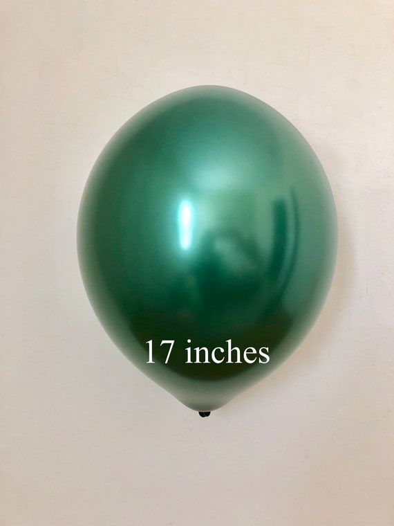 Forest Green 17 inch Latex Balloon~Bridal Shower~Baby Shower~Birthday~Wedding~Party Decor~Balloon Garland~Green Jumbo Balloon~Green Latex Il_570xn
