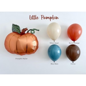 Little Pumpkin Balloons~First Birthday Little Pumpkin~Little Pumpkin Party~Little Pumpkin Decor~Little Pumpkin Baby Shower~Balloon Garland